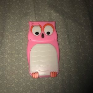 Ipone 5,5S,5C,SE Pink Owl case